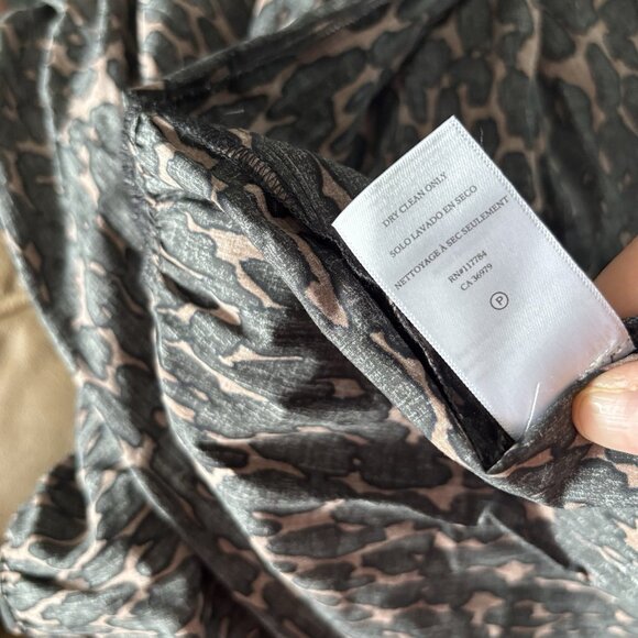 Rails khloe dress in savannah Puff Sleeves Animal Print Size Medium Preppy Boho - Picture 6 of 14